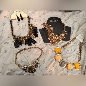 Elegant Costume Jewelry Set | Multiple Pieces | As Is